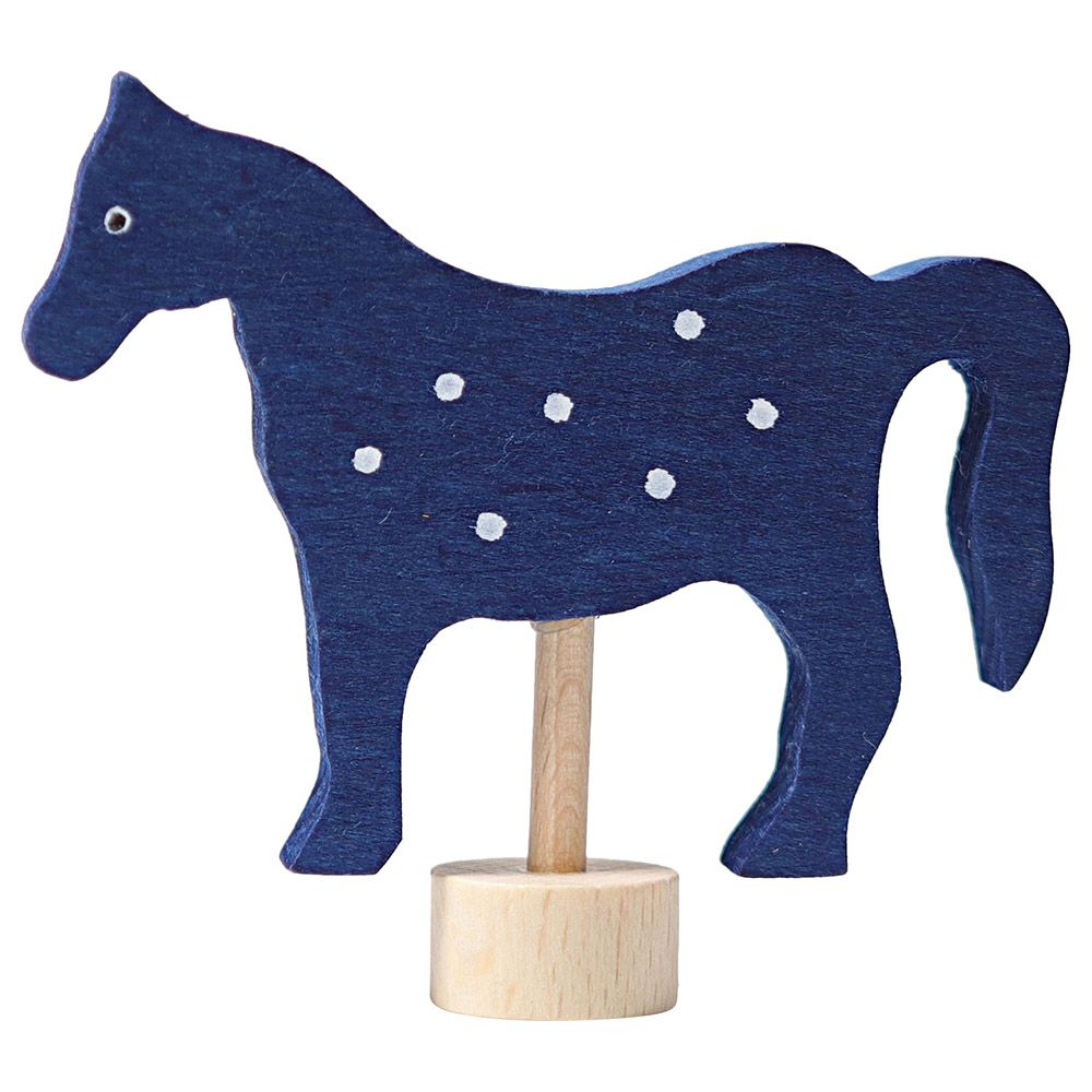 Grimm's - Decorative Figure - Horse - Blue