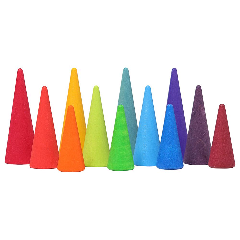 Grimm's - Rainbow Forest Cones - 12pcs