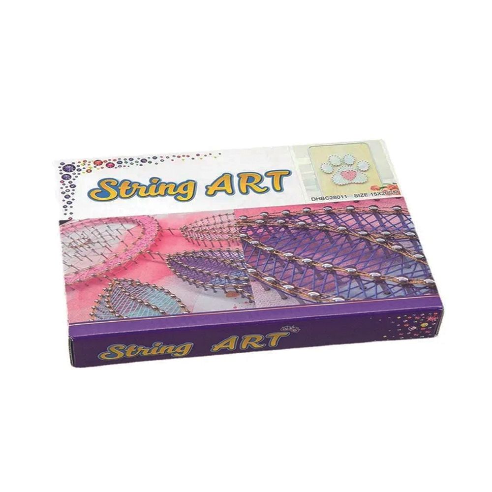 Brain Giggles - DIY Craft Kit With String Art Pattern - Cupcake