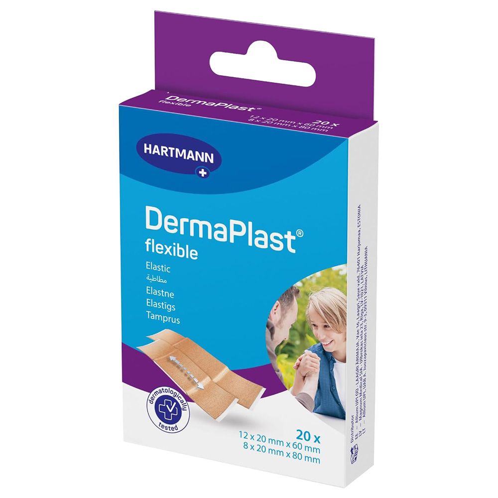 Dermaplast - Flexible Elastic Plasters - 20pcs