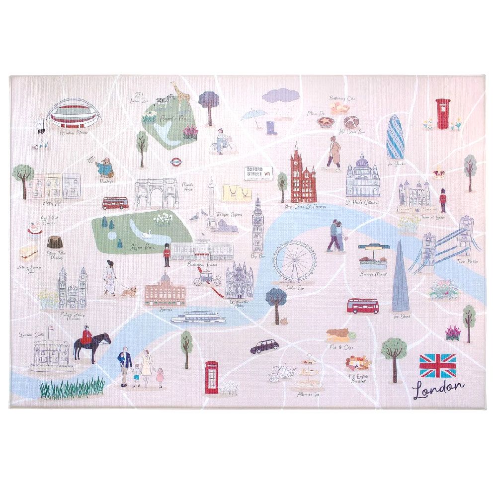 Milk It Baby - London City Tour Reversible Play Mat