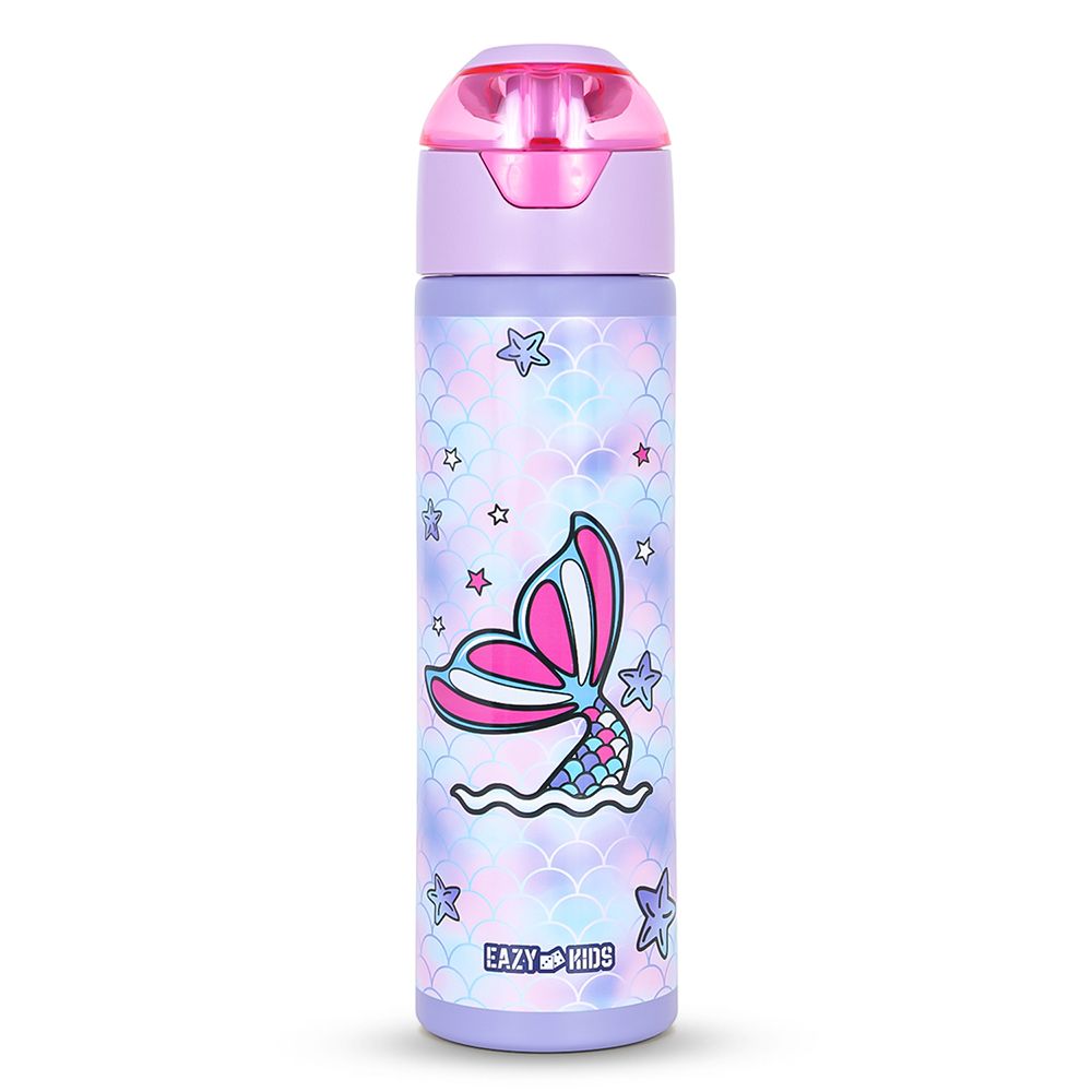 Eazy Kids - Insulated SS Water Bottle With Spray - Mermaid - 640ml