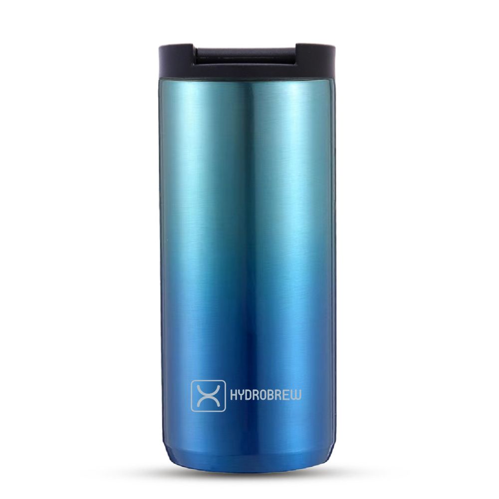 Hydrobrew - Double Wall Insulated Water Bottle 400ml - Blue