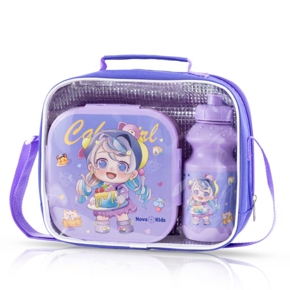 Nova Kids - School Lunch Kit Combo - 3pcs Set - Cute