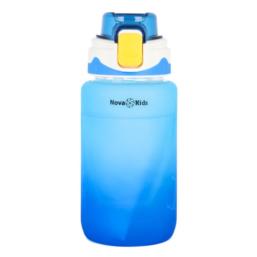 Nova Kids - Water Bottle 550ml with Straw - Blue