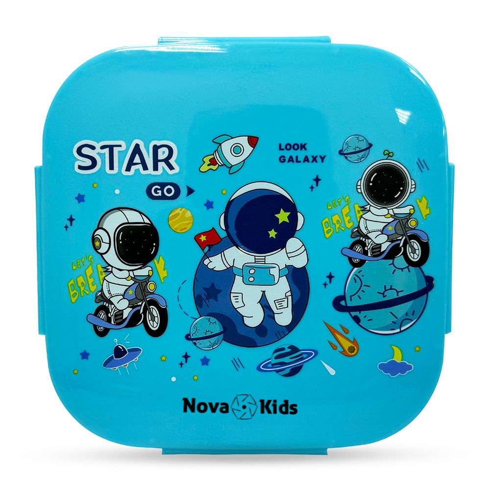 Nova Kids - Square Bento Lunch Box 1000ml - Galaxy Blue