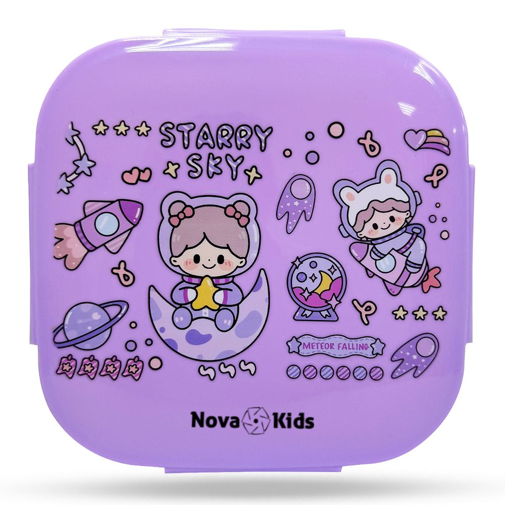 Nova Kids - Square Bento Lunch Box 1000ml - Star & Sky