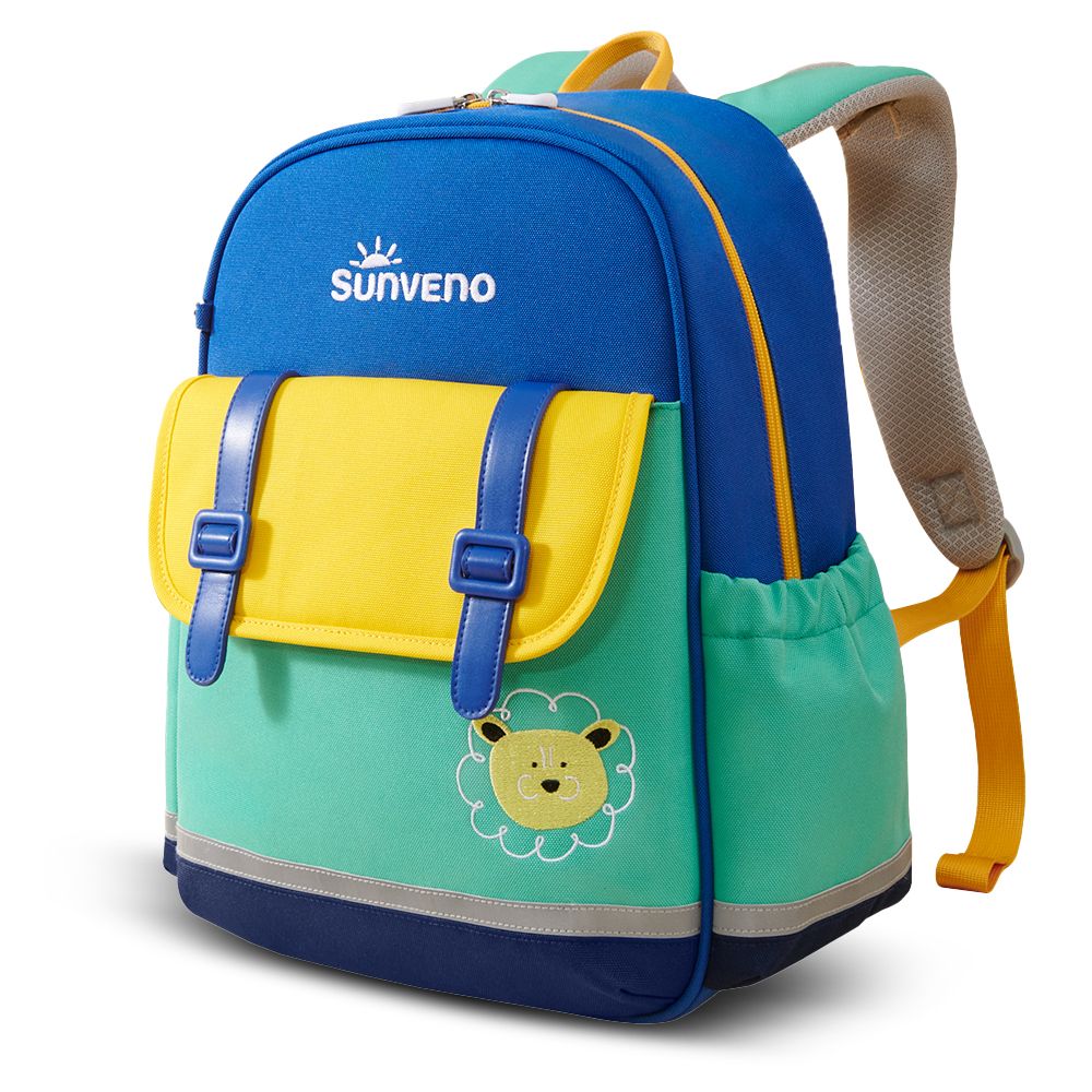 Sunveno - School Backpack - Green - 16-inch