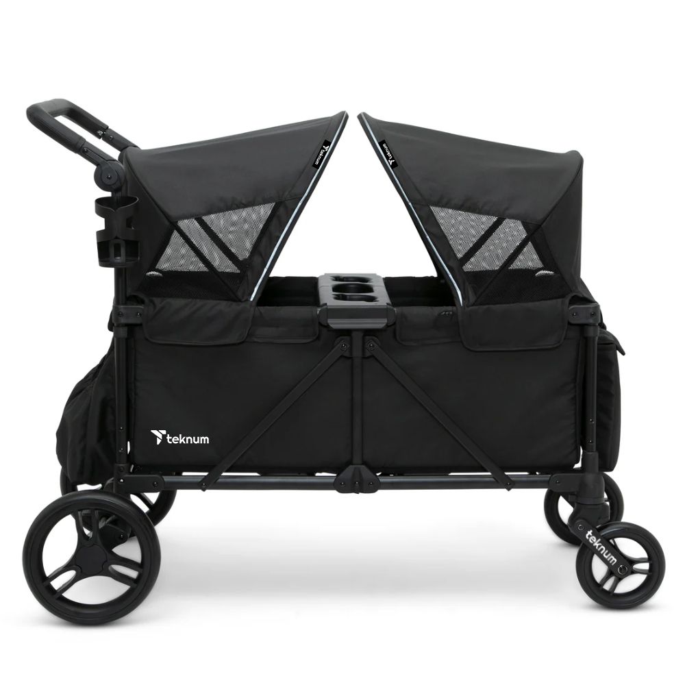 Teknum - Fellow Wagon Stroller For 2 Kids With Snack Tray