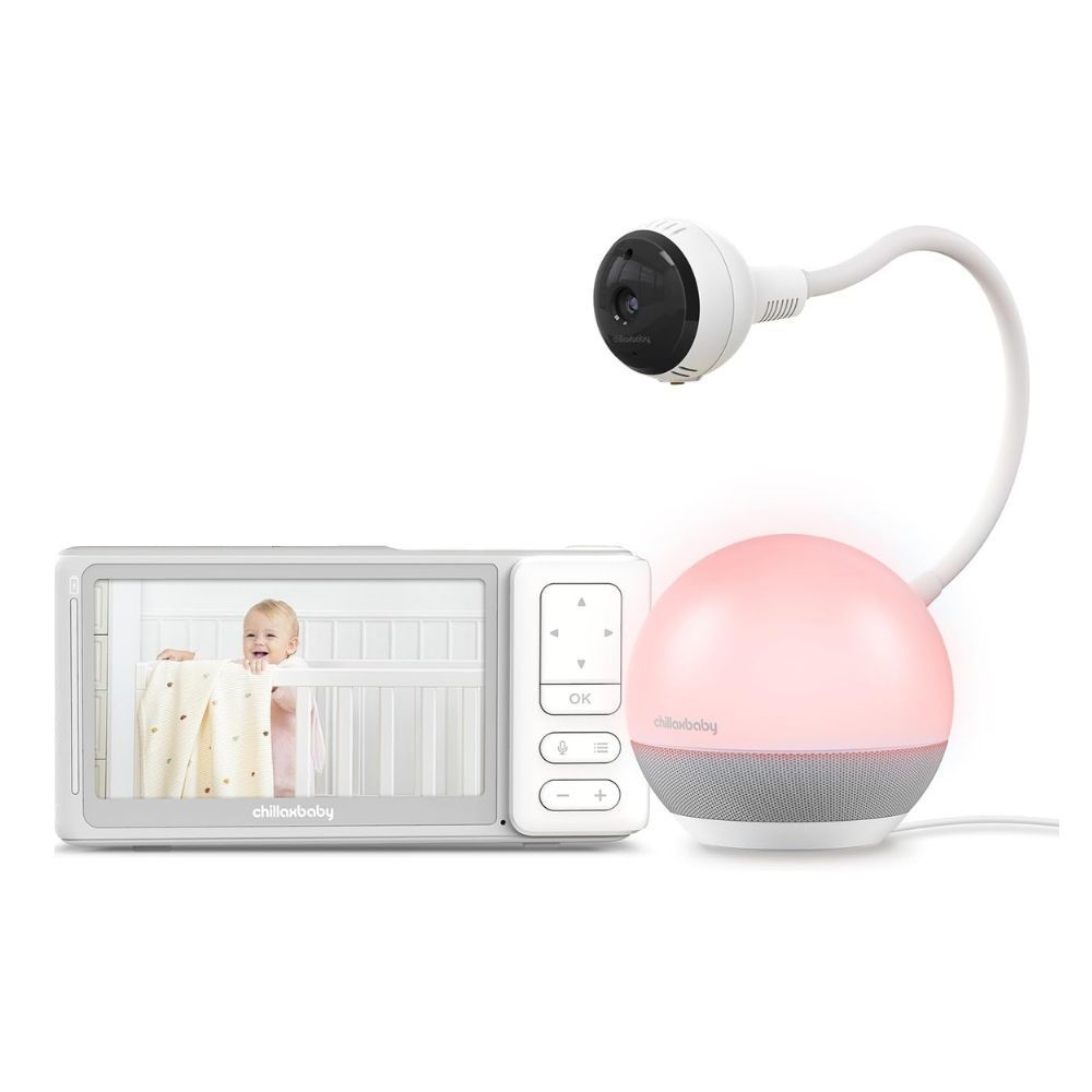 ChillaxBaby - Baby Mood Plus - 5-inch - 1080p HD 360°Pan View Camera