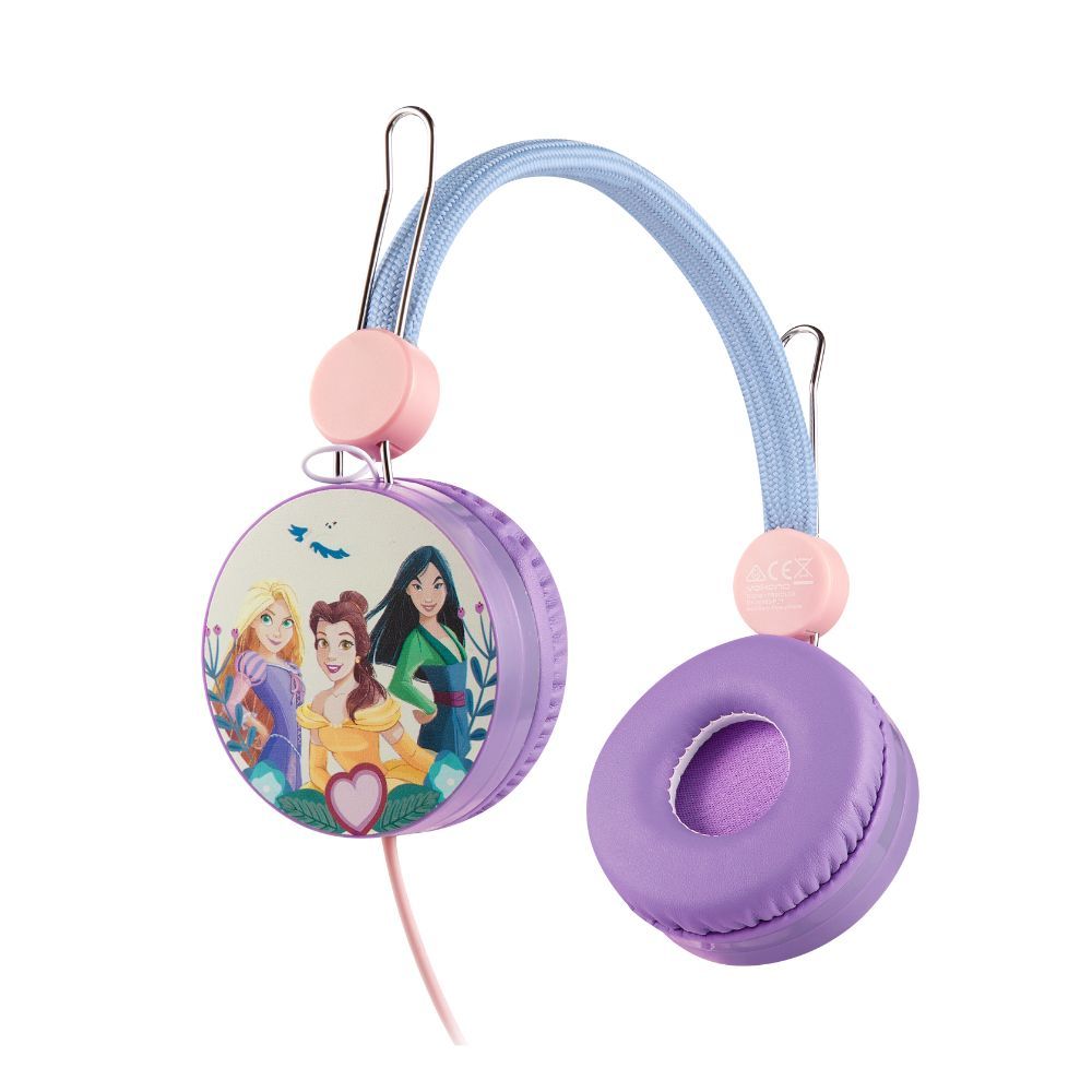 Volkano - Disney Princess Auxiliary Headphone With Stickers