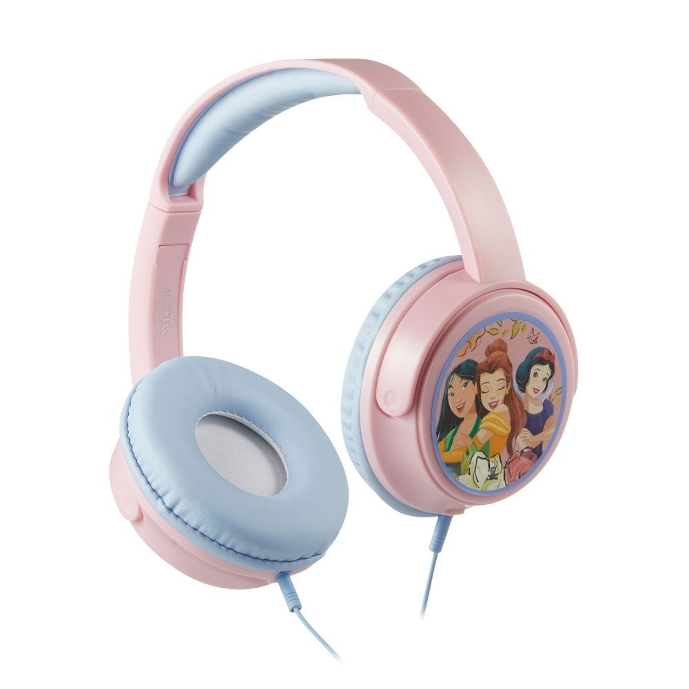 Volkano - Disney Princess Padded Aux Headphone With Stickers