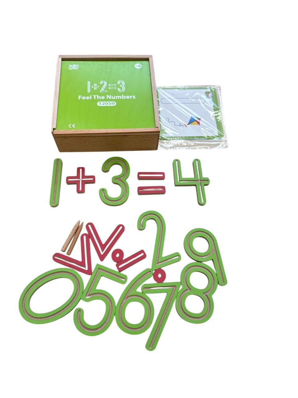 Edu Fun - Feel The Numbers Educational Toy Set - 26 Pcs