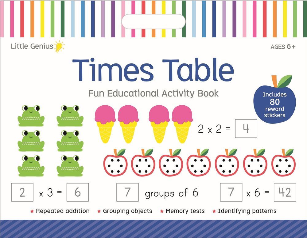 Little Genius Times Table Activity Book - Volume 2