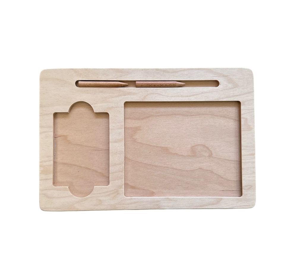 Edu Fun - Sand And Tiles Tray - Natural