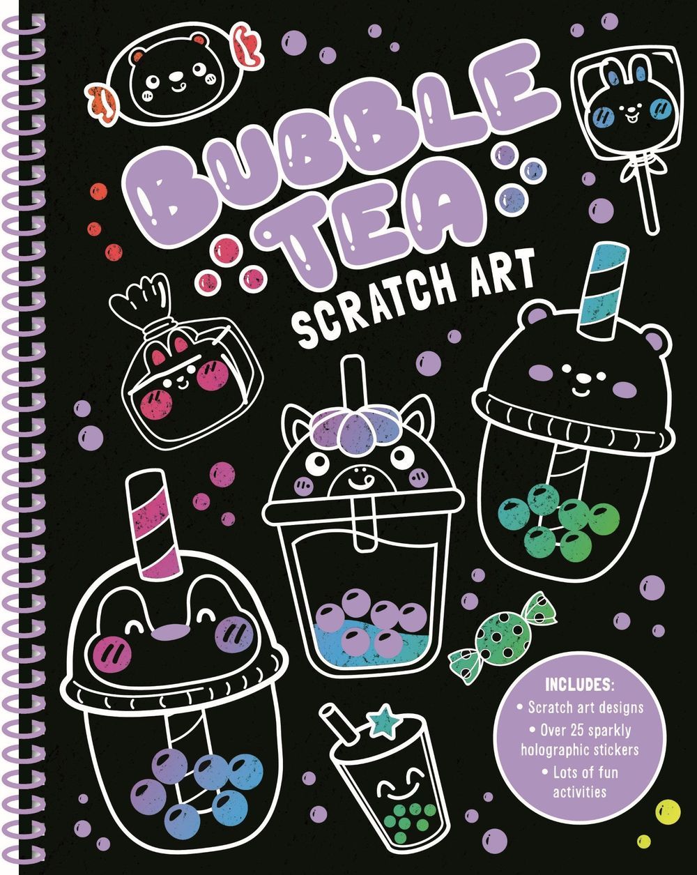 Bubble Tea Scratch Art Book