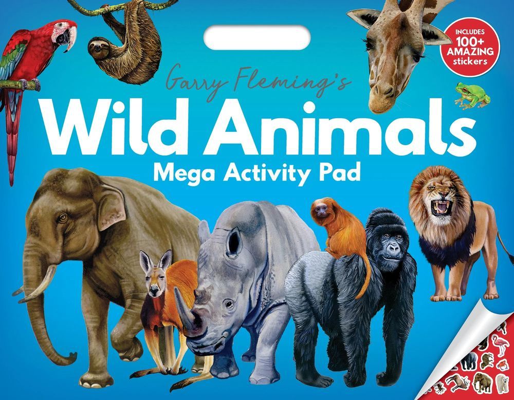 Mega Activity Pad - Wild Animals