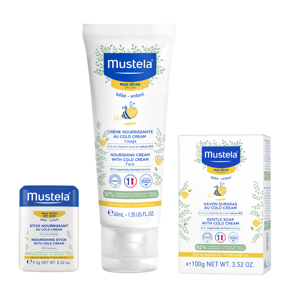 Mustela - Cleanse and Moisturize Duo For Dry Skin