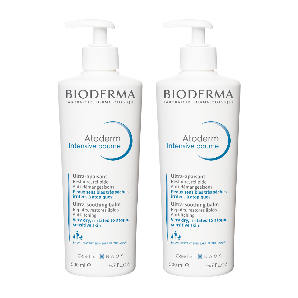 Bioderma - Atoderm Intensive Balm Duo 500ml - Pack of 2