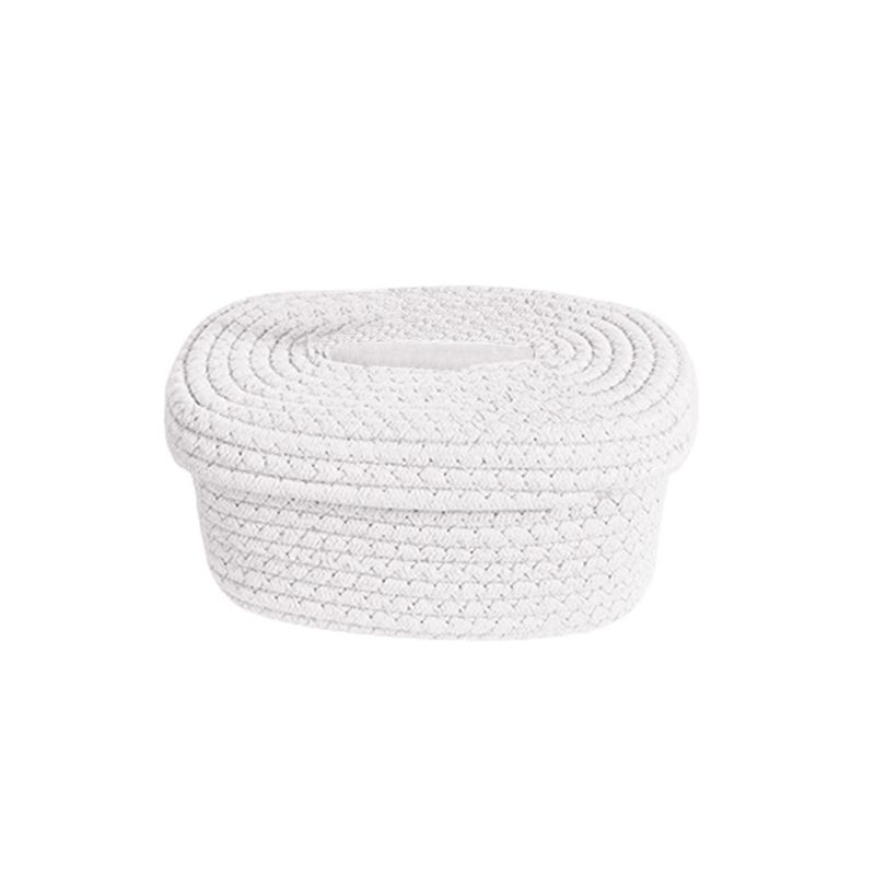 Mei Stylish - Handwoven Tissue Storage Box - White