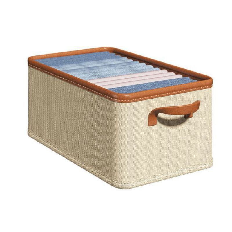 Mei Stylish - Foldable Storage Boxes & Closet Organizer 25L - Beige