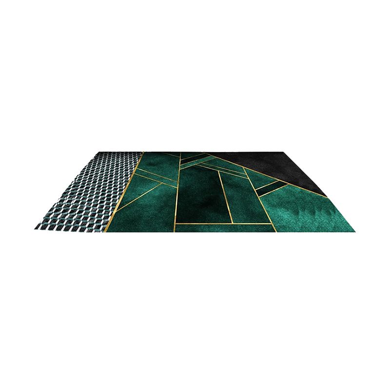 Mei Stylish - Non-Slip Cashmere Area Rug - Green - 120x160 cm