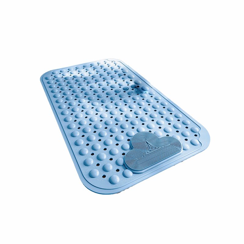 Mei Stylish - Anti-Slip Massage Bath Tub Mat - Blue - 40x70cm