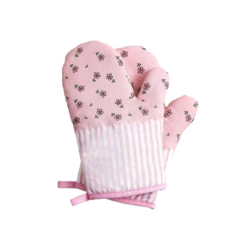 Mei Stylish - Heat-Resistant Oven Gloves - Pink - 2 Pcs