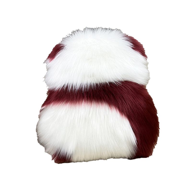 Mei Stylish - Super Soft Double Sided Plush Throw Pillow - Panda - Red/White