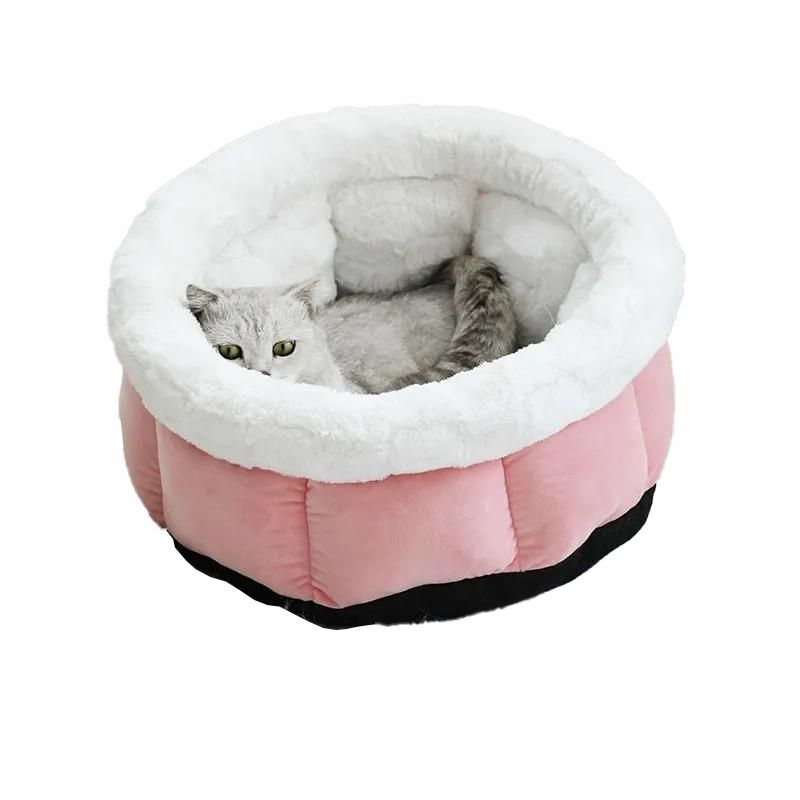 Mei Stylish - Cat & Dog Pet Bed W/ Cute Design & Shape - Pink