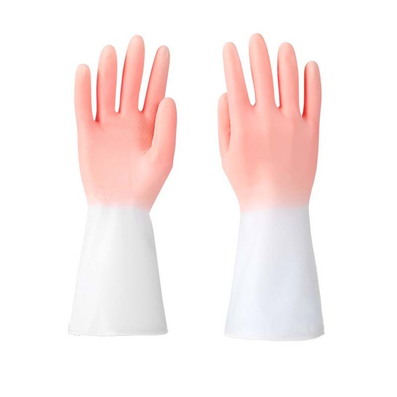 Mei Stylish - Reusable Waterproof Rubber Gloves - Pink