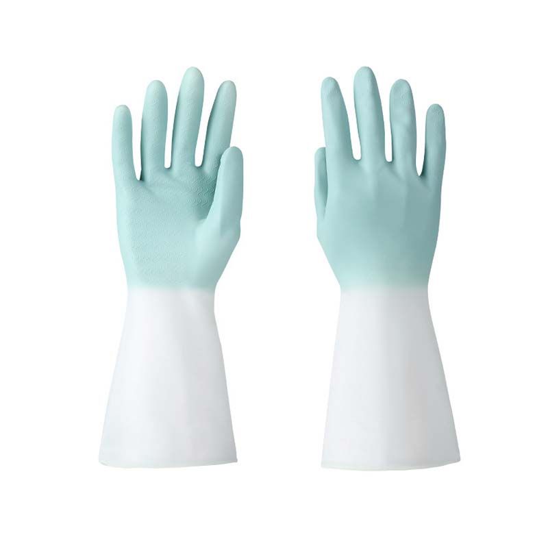 Mei Stylish - Reusable Waterproof Rubber Gloves - Blue