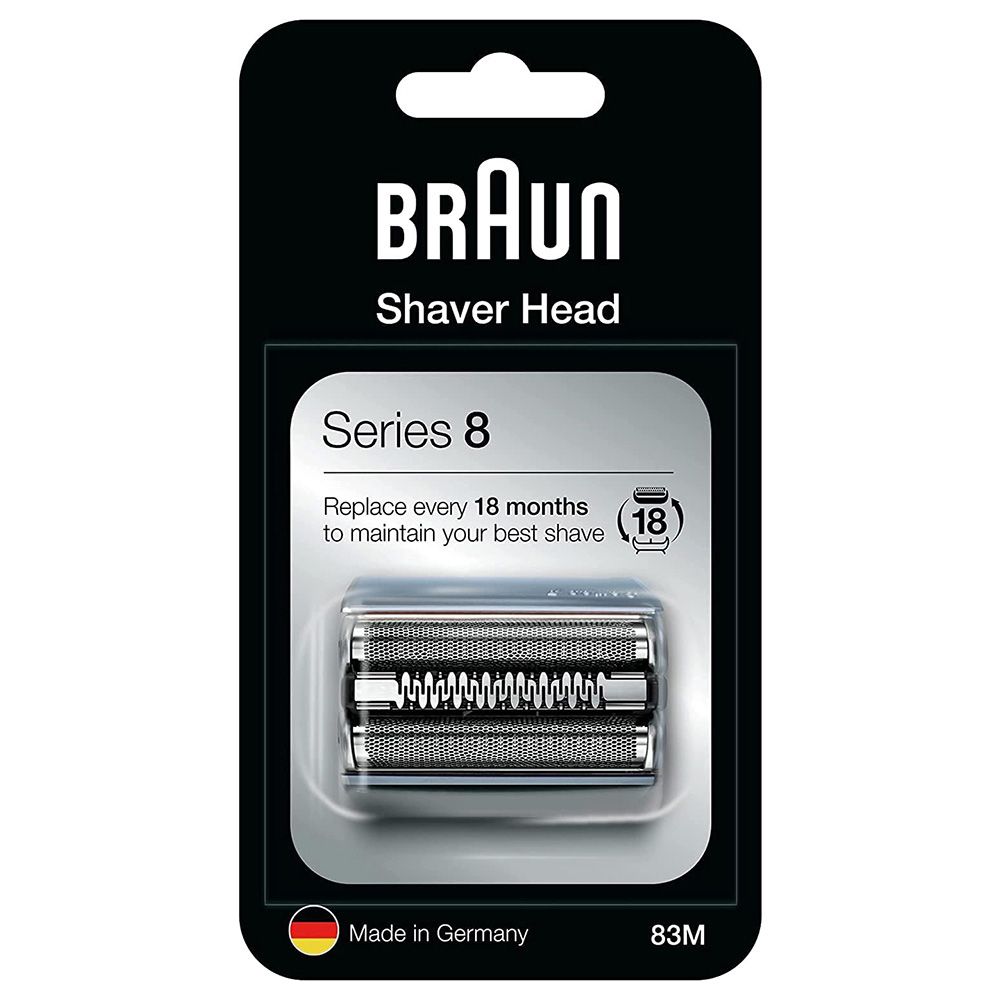 Braun - Series 8 Cassette Replacement Electric Shaver Head - Silver