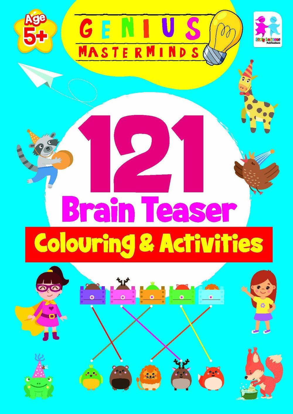 121 Brain Teaser Colouring & Activities