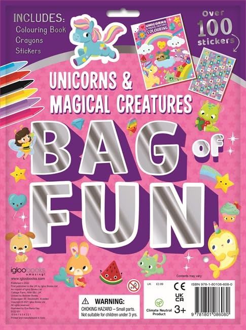 Igloo Books - Unicorns And Magical Creatures Bag Of Fun