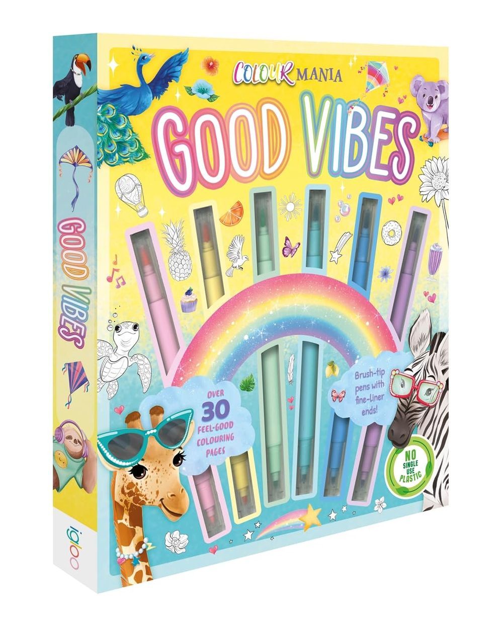 Igloo Books - Good Vibes Colour Mania