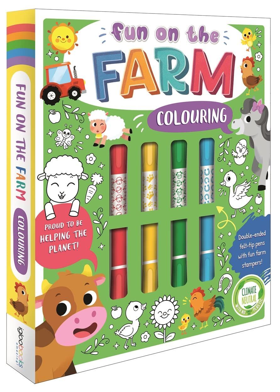 Igloo Books - Fun On The Farm Colouring