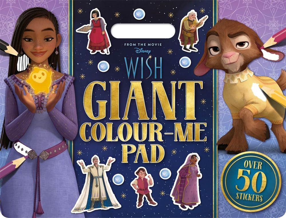 Igloo Books - Disney Wish Giant Colour Me Pad