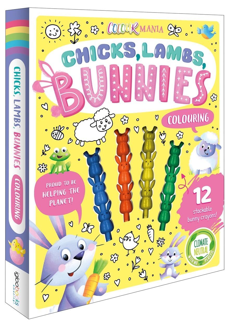 Igloo Book - Chicks lambs bunnies Colouring - Colour Mania