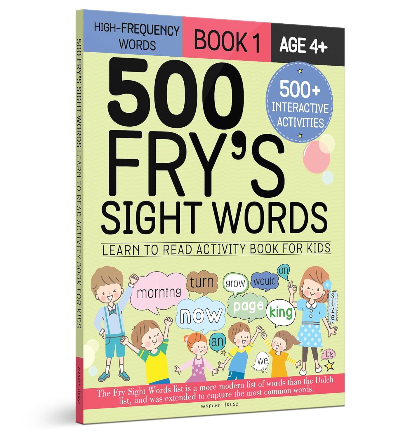 500 Frys Sight Words Activity Book