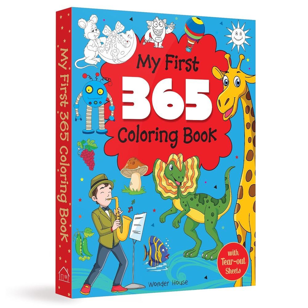 My First 365 Coloring Book Wonder House