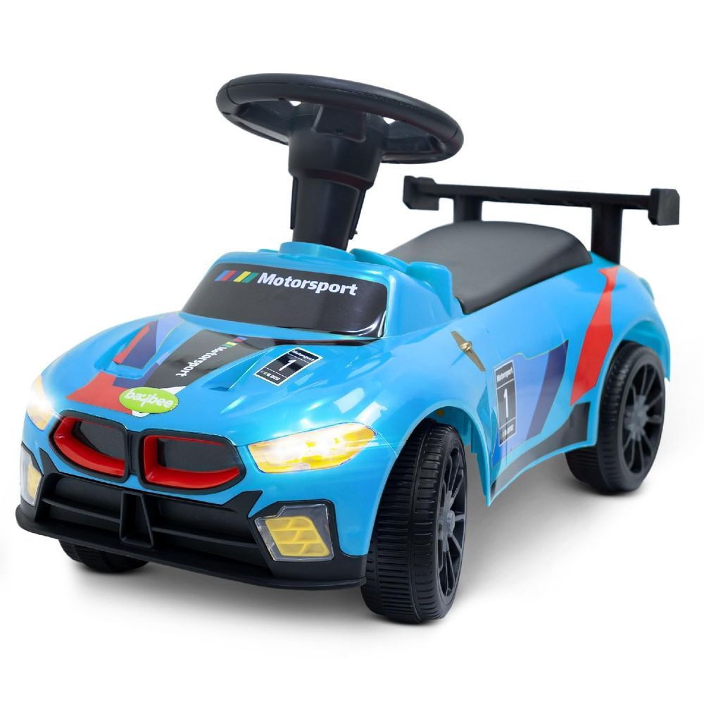 baybee - Drift Push Ride On Car For Kids - Blue