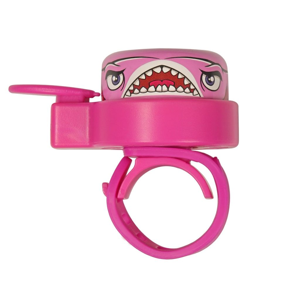 Crazy Safety - Bicycle Bell - Shark - Pink