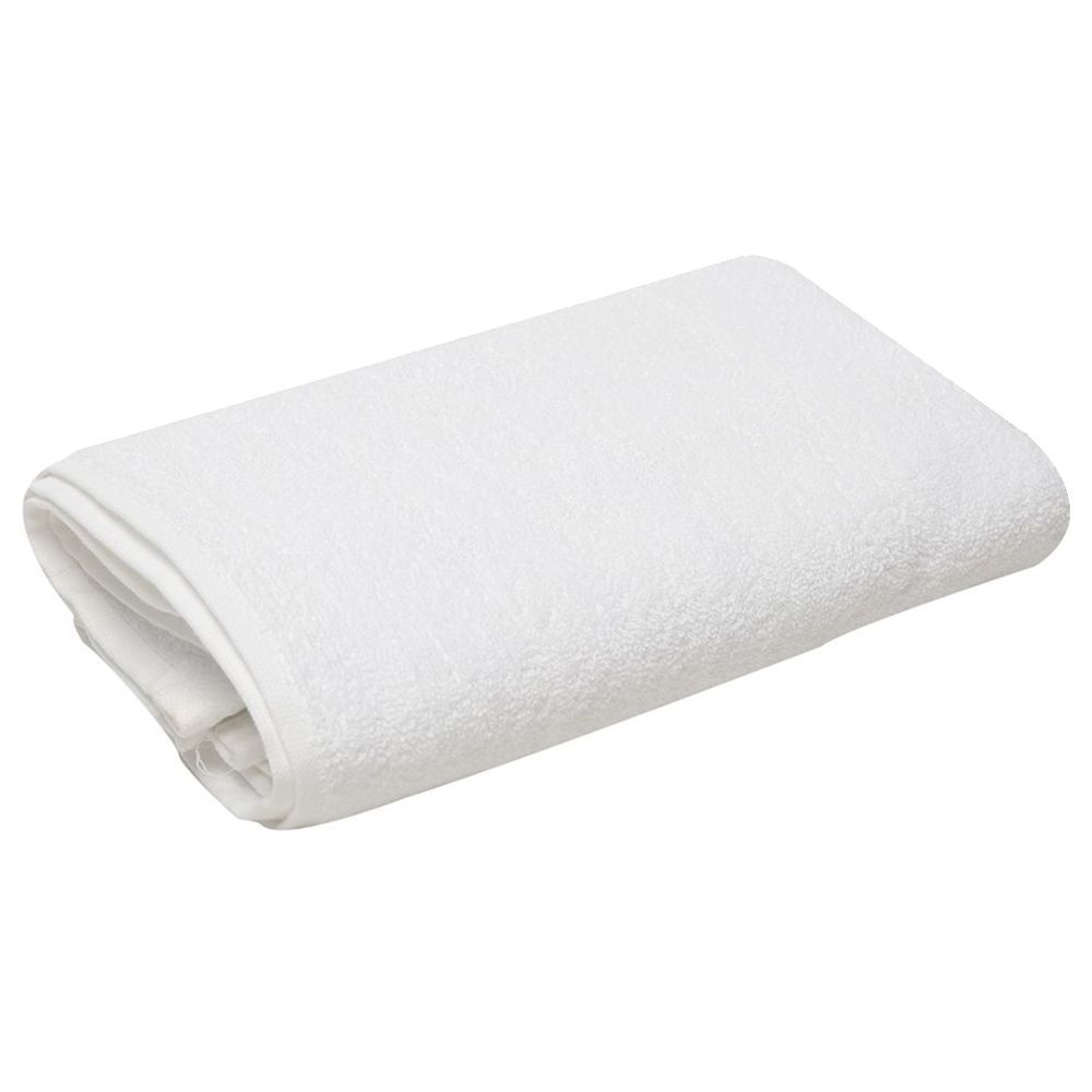 Byft - Twill Hem Hand Towel - White