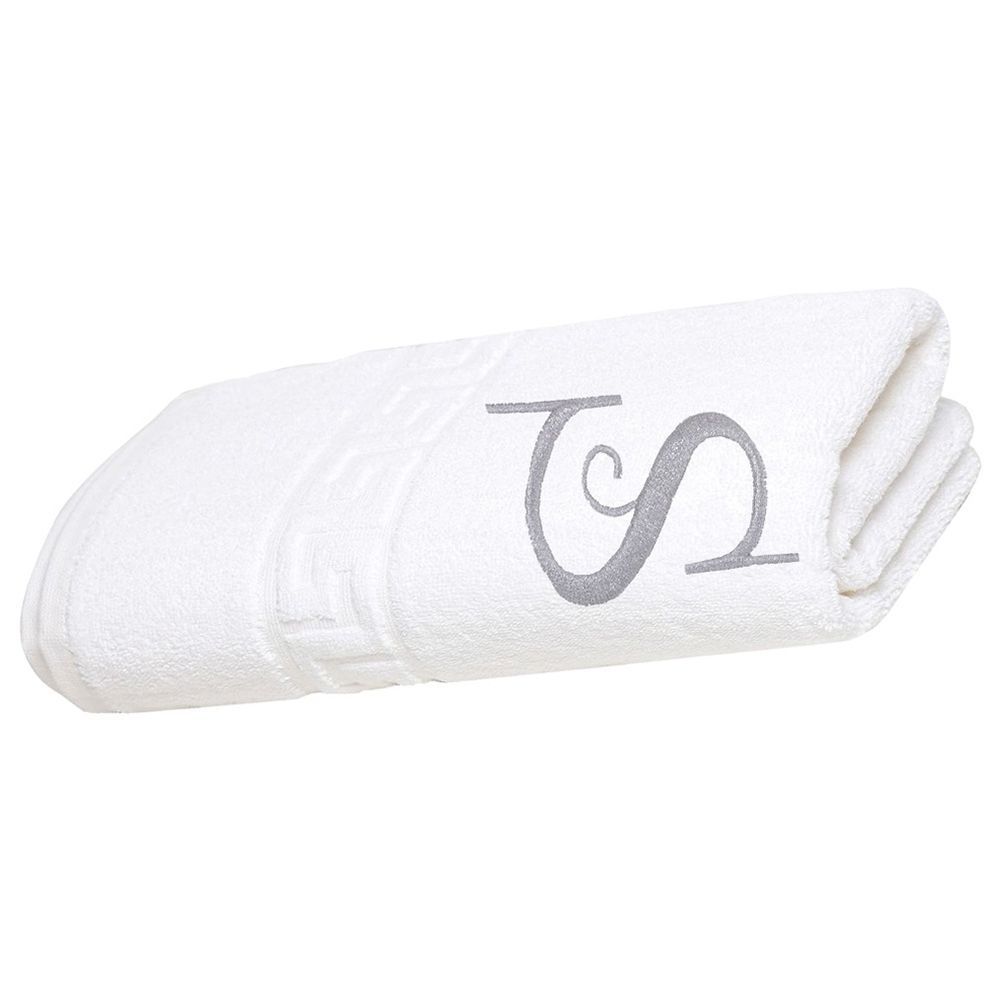 Byft - Magnolia Premium Bath Towel - S Letter Embroidery