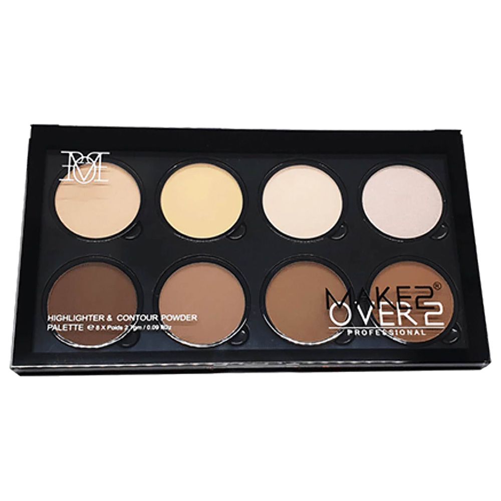 MakeOver22 - Highlighter And Contour Powder Palette M1501