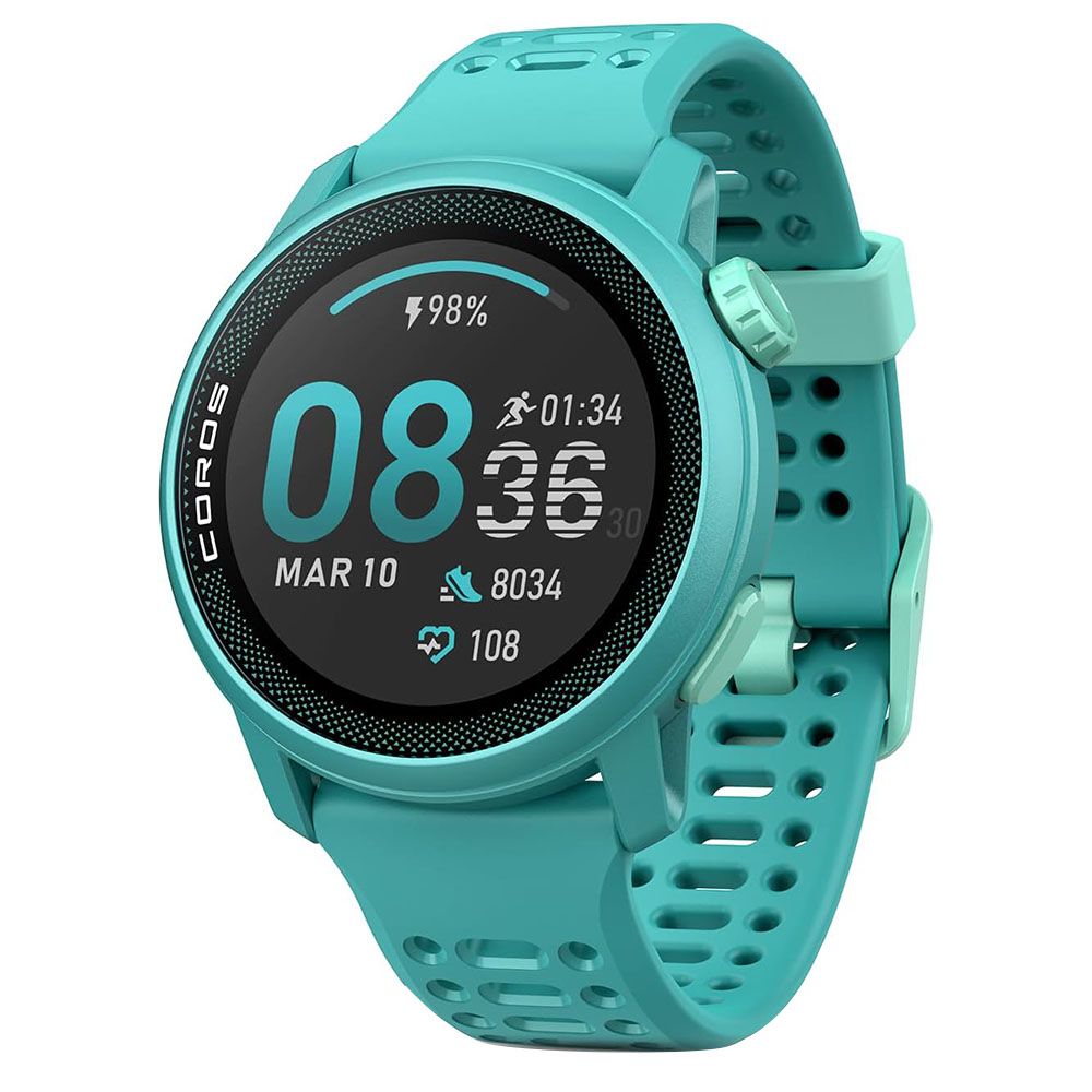 Coros - Pace 3 GPS Sport Watch w/ Silicone Band - Emerald