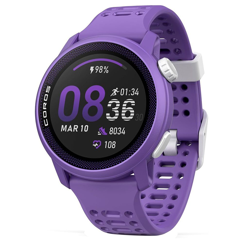 Coros - Pace 3 GPS Sport Watch w/ Silicone Band - Violet