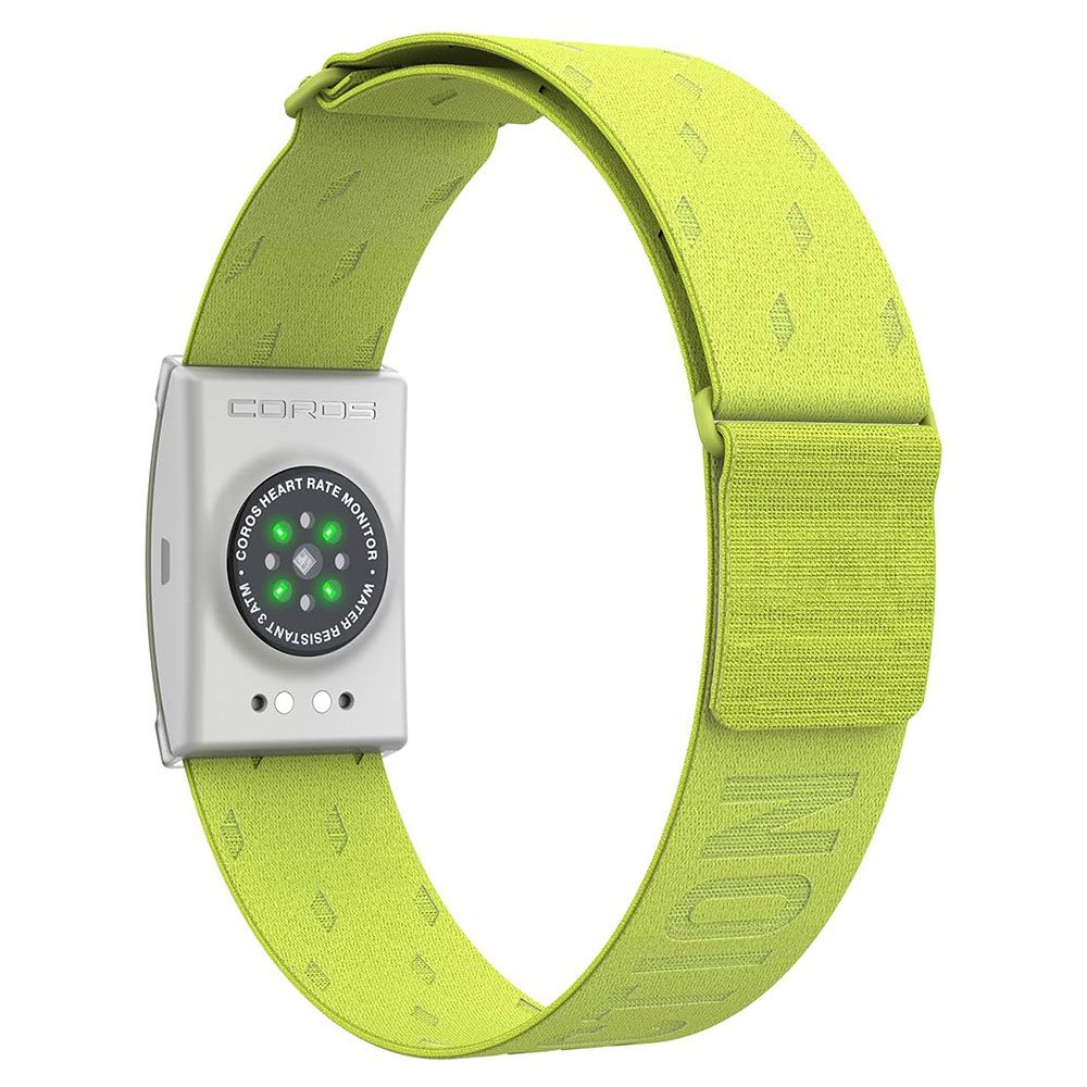 Coros - Heart Rate Monitor Device - Lime/Grey