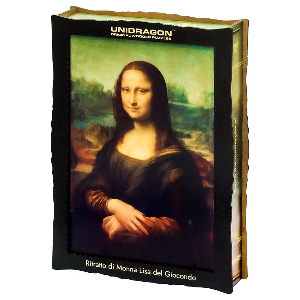 Unidragon - Figured Wooden Puzzle Kit - Art Collection Monna Lisa - 1000pcs